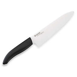 Kyocera Ceramic 7-Inch Chef's Knife with Black Handle