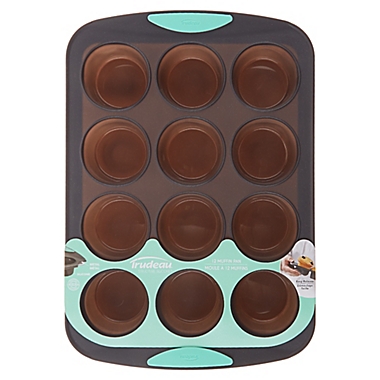 Trudeau Structure Silicone&trade; 12-Cup Muffin Pan. View a larger version of this product image.