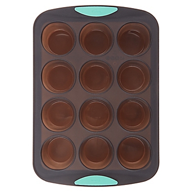 Trudeau Structure Silicone&trade; 12-Cup Muffin Pan. View a larger version of this product image.