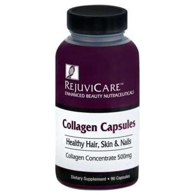 Rejuvicare&trade; 90-Count Hair Skin & Nail Collagen Formula Capsules