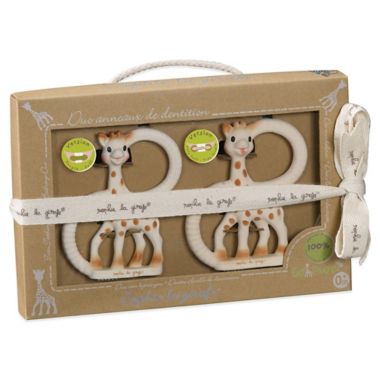 So Pure Sophie la girafe&reg; Teethers (Set of 2). View a larger version of this product image.