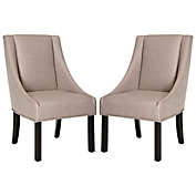 Safavieh Morris Sloping Arm Dining Chairs (Set of 2)