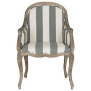 Safavieh Esther Armchair in Grey/White
