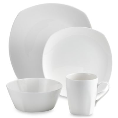 Tabletops Unlimited® Quattro Bone China 16-Piece Dinnerware Set