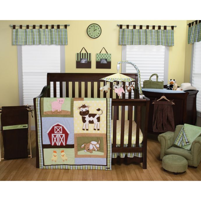 Trend Lab Baby Barnyard 3 Piece Crib Bedding Set Bed Bath And