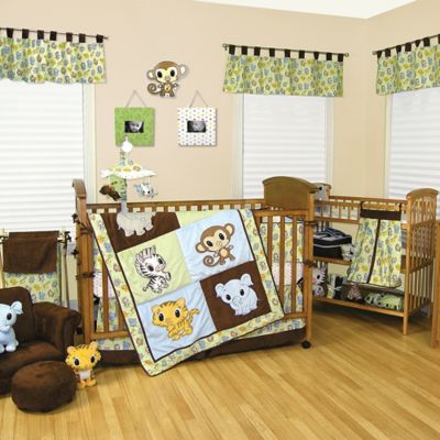 zoo animal crib sheets