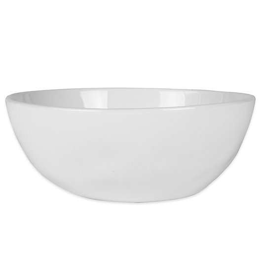 Alternate image 1 for Everyday White® by Fitz and Floyd® Organic Shape Soup/Cereal Bowl