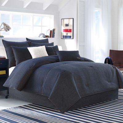 Nautica Seaward Comforter Set In Denim Blue Bed Bath Beyond