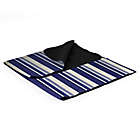 Alternate image 1 for Picnic Time&reg; XL Outdoor Picnic Blanket in Blue Stripes