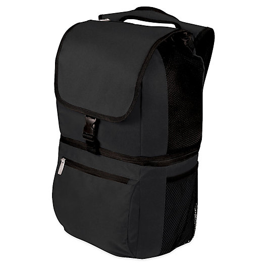 Alternate image 1 for Picnic Time® Zuma Cooler Backpack in Black