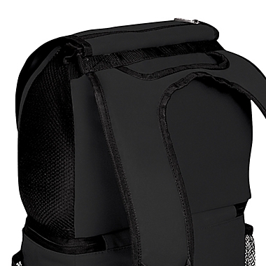 Picnic Time&reg; Zuma Cooler Backpack in Black. View a larger version of this product image.