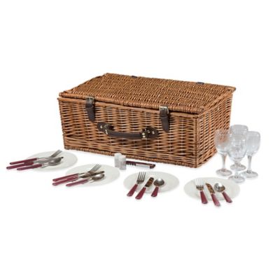 Picnic Time® Newbury Picnic Basket | Bed Bath & Beyond