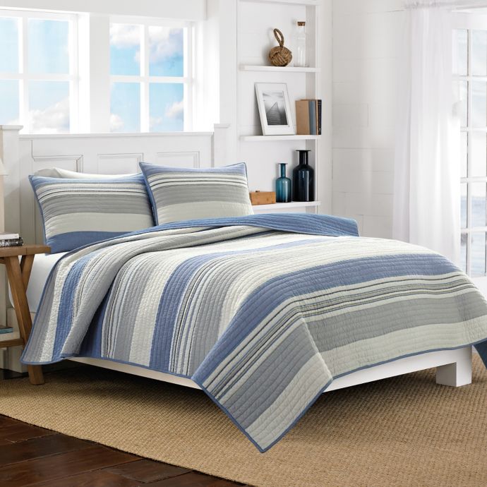 Nautica® Mondrian Quilt in Blue | Bed Bath & Beyond