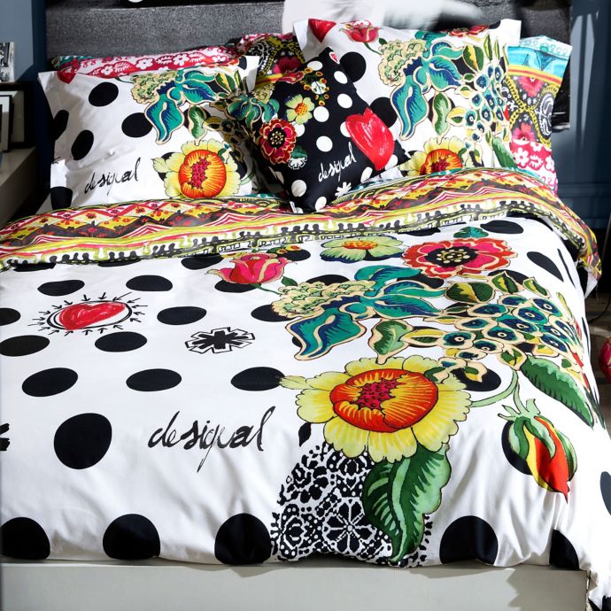 Desigual Polka Dot Reversible Duvet Cover Bed Bath And Beyond