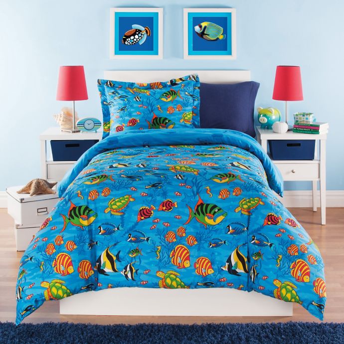 Under The Sea Reversible Comforter Set Buybuy Baby