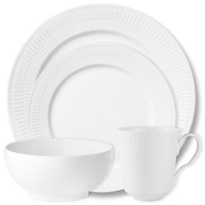 Royal Copenhagen Fluted Dinnerware Collection in White