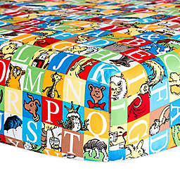 Dr. Seuss&trade; by Trend Lab&reg; Alphabet Seuss Squares Fitted Crib Sheet