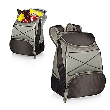 Picnic Time&reg; PTX Backpack Cooler in Black. View a larger version of this product image.