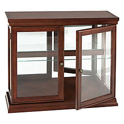 Glass Door Cabinet Bed Bath Beyond, Small Wooden Cabinet With Glass Doors