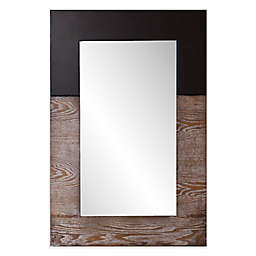 Holly & Martin® Wagars 24-Inch x 36-Inch Rectangular Mirror in Burnt Oak/Black
