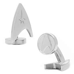 Star Trek Silver-Plated Delta Shield Cufflinks