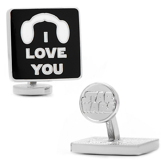 Alternate image 1 for Star Wars™ Enameled I Love You, I Know Icon Cufflinks