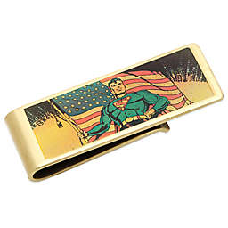 DC Comics™ Bronze-Plated Vintage Patriotic Superman Money Clip