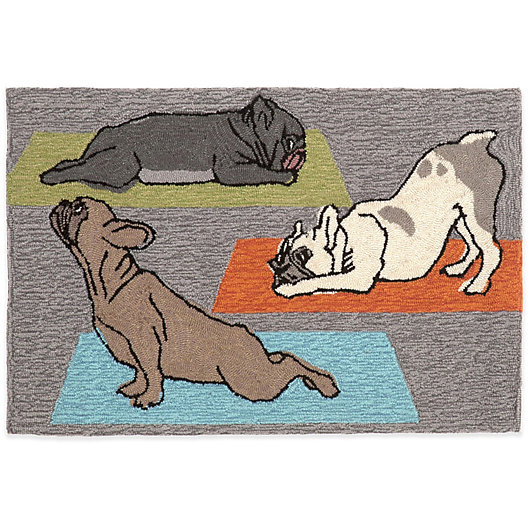 Alternate image 1 for Trans-Ocean Yoga Dogs Accent Rug