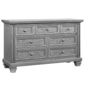 Oxford Baby&reg; Richmond 7-Drawer Double Dresser in Brushed Grey