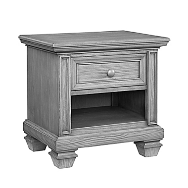 Oxford Baby Richmond Nightstand in Brushed Grey. View a larger version of this product image.