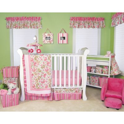 paisley crib bedding