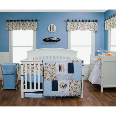 palm tree crib bedding