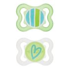 Alternate image 0 for MAM Mini Air 0-6M 2-Pack Pacifiers in Green