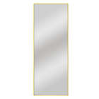 Alternate image 0 for 64-Inch x 21-Inch Wide Frame Rectangular Mirror in Bright Gold
