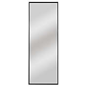 64-Inch x 21-Inch Wide Frame Rectangular Mirror in Black