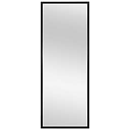 Modern 64-Inch x 21-Inch Rectangular Full Length Mirror in Black