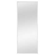Modern 64-Inch x 21-Inch Rectangular Full Length Mirror in White