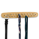 Alternate image 0 for 21-Metal Peg Hook Bamboo Finish Tie and Belt Rack
