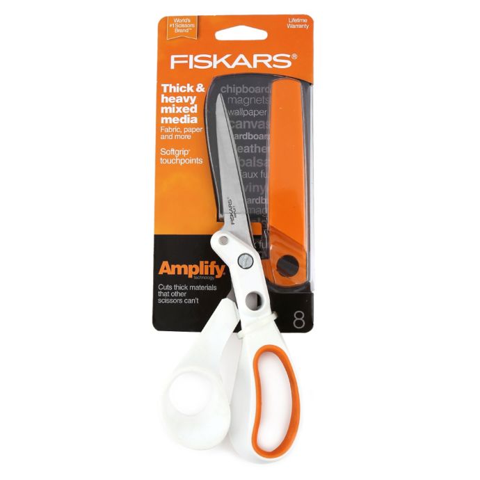 Fiskars® 8Inch Amplify® Mixed Media Craft Shears Bed Bath & Beyond