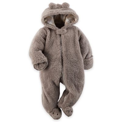 baby carter's sherpa bunting pram