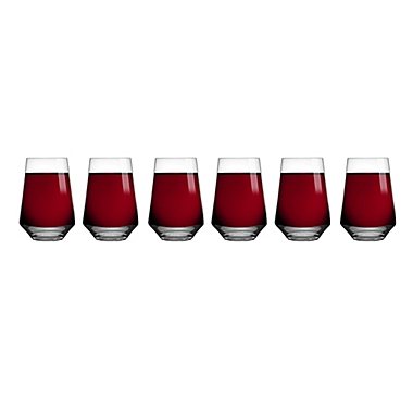 Schott Zwiesel Tritan Pure Bordeaux Stemless Wine Glasses (Set of 6). View a larger version of this product image.