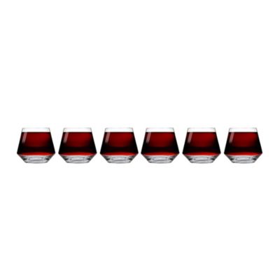 Schott Zwiesel Tritan Pure Burgundy Stemless Wine Glasses (Set of 6)