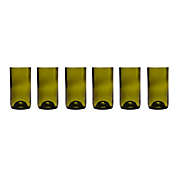 D&amp;V&reg; by Fortessa&reg; Vintage 12 oz. Water Glasses in Olive Green (Set of 6)