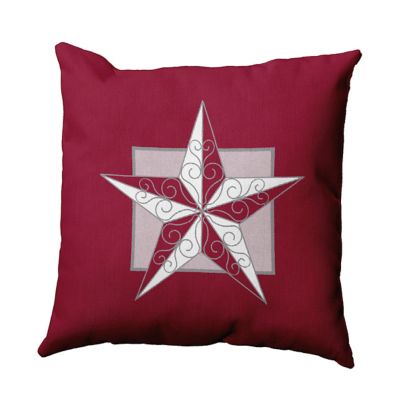 E by Design Night Star Square Throw Pillow