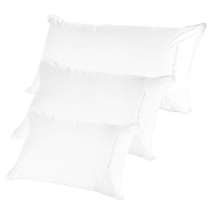 The Pillow Bar Down Always Kiss Goodnight Front Sleeper Pillow