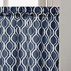 Alternate image 1 for Morocco 2-Pack 36-Inch Window Curtain Tiers in Navy