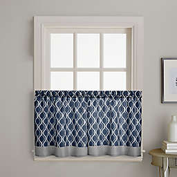 Morocco 2-Pack 36-Inch Window Curtain Tiers in Navy