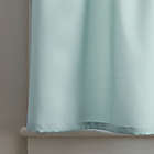 Alternate image 2 for Solid Twill 36-Inch Window Tier and Valance Curtain Set in Aqua