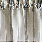 Alternate image 3 for McKenzie Striped Window Valance in Grey