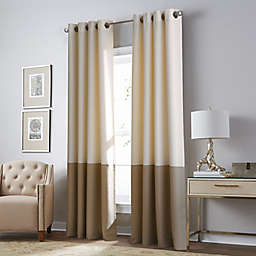 Curtainworks Kendall 95-Inch Grommet Room Darkening Window Curtain Panel in Ivory (Single)